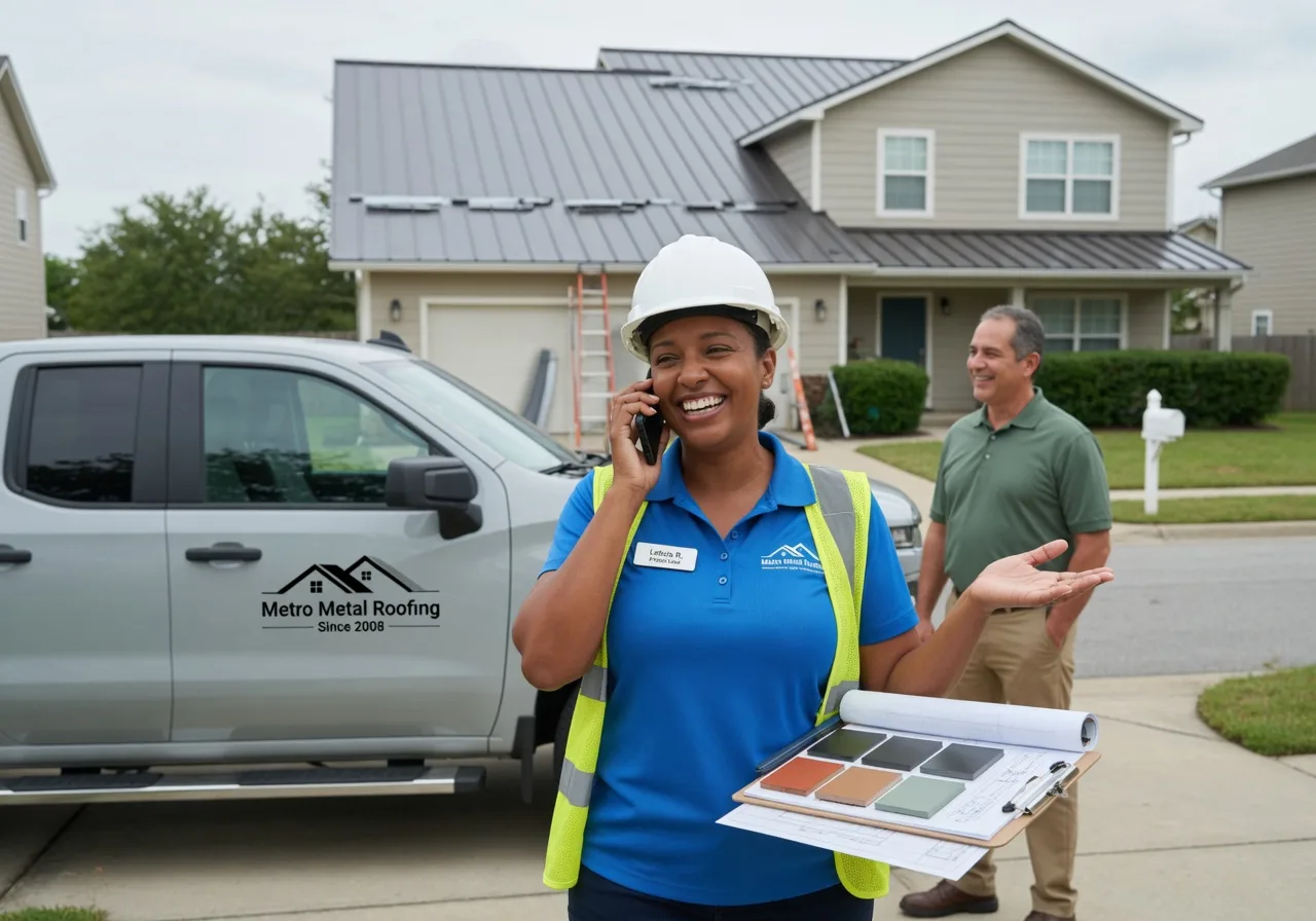 Storm Damage Metal Roof Repair in New Auburn, WI
